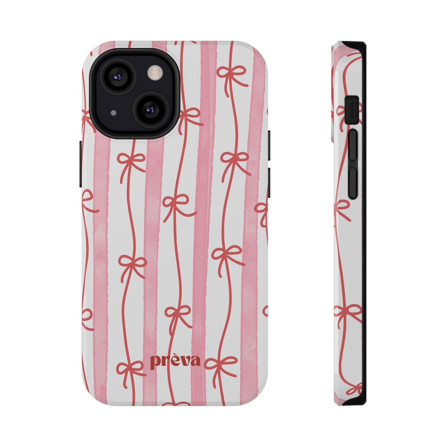 Pink Bow Chain Phone Case