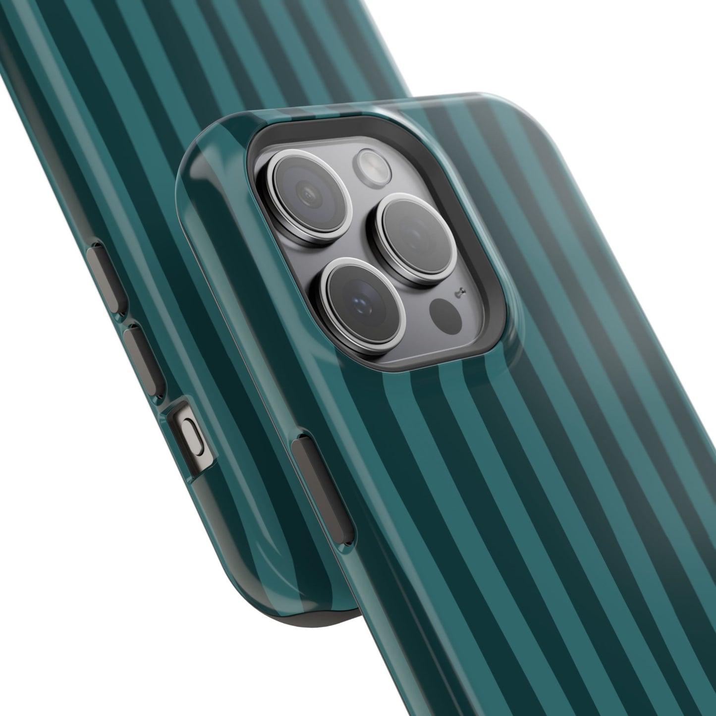 Dark Stripes Turquoise Phone Case