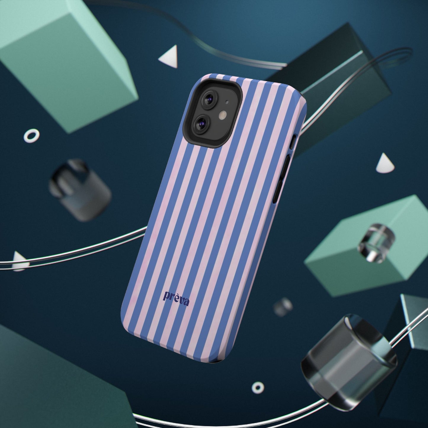 Striped Purple and Pink Phone Case