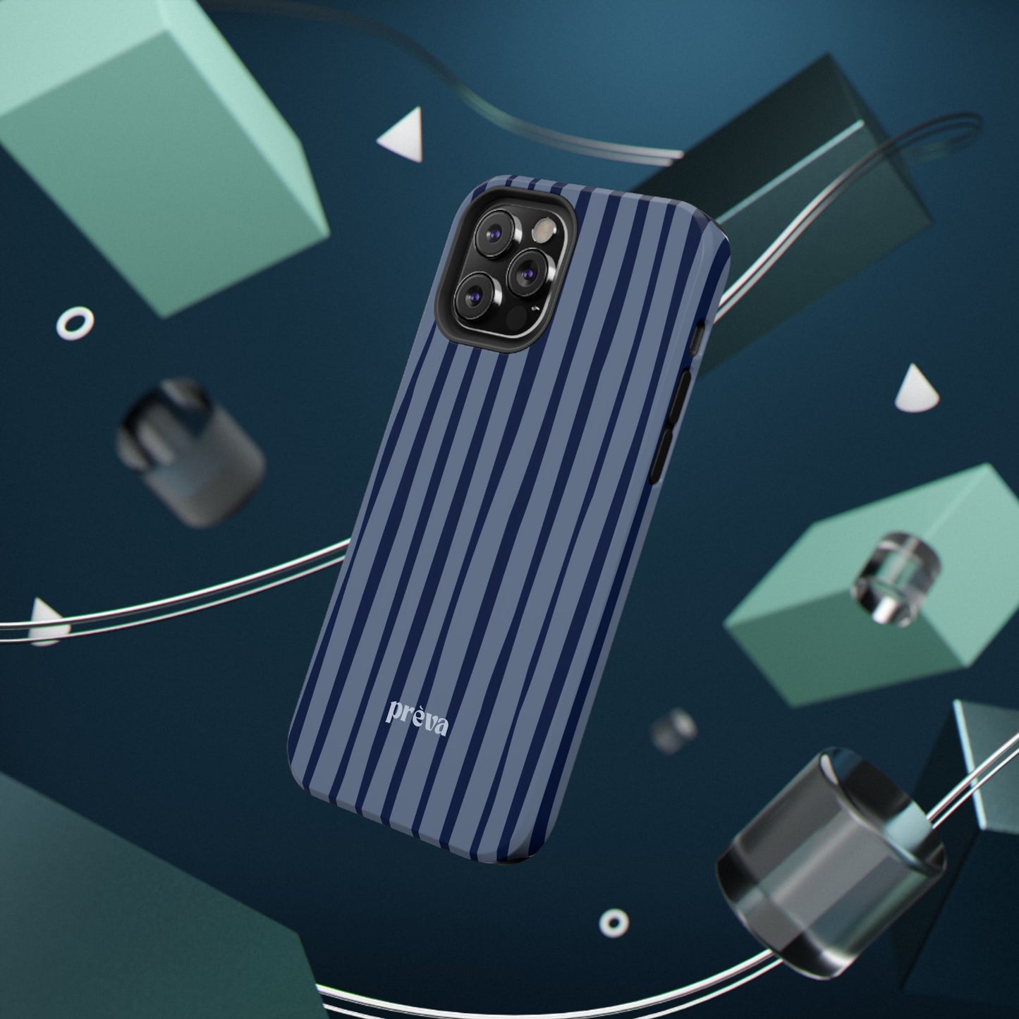 Navy Stripe Phone Case