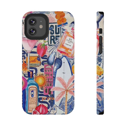 Tropical Beach Collage Phone Case