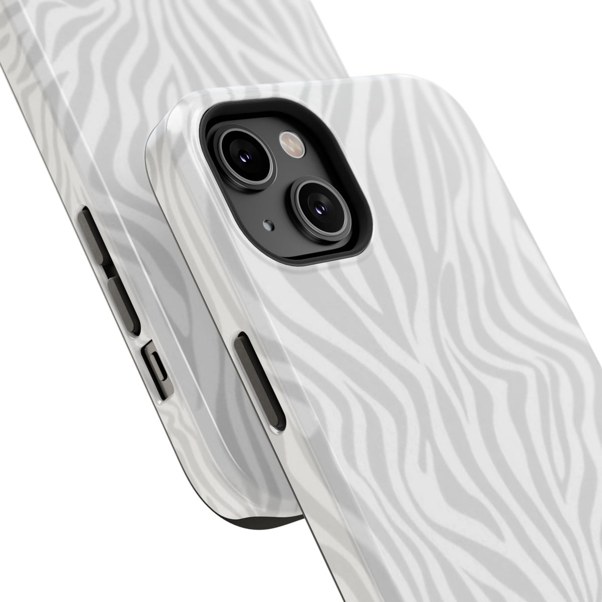 Zebra White Wave Phone Case