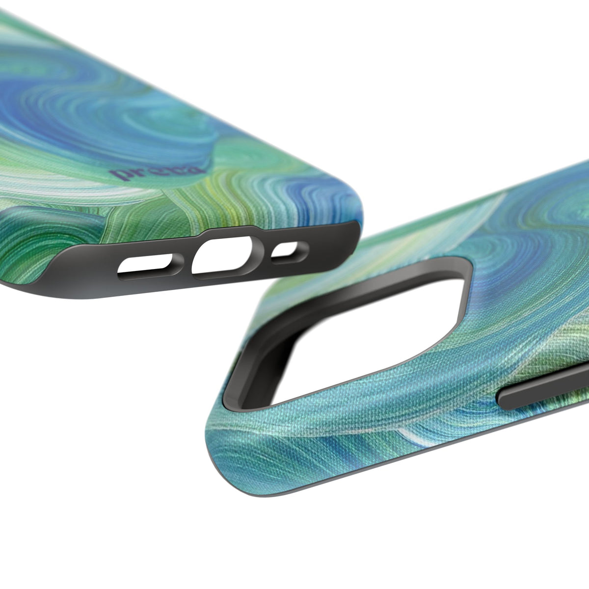 Swirling Ocean Impact-Resistant Phone Case