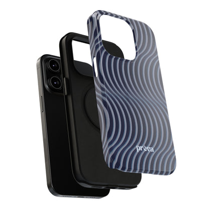Wavy Navy Phone Case