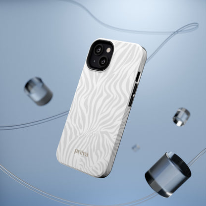 Zebra White Wave Phone Case