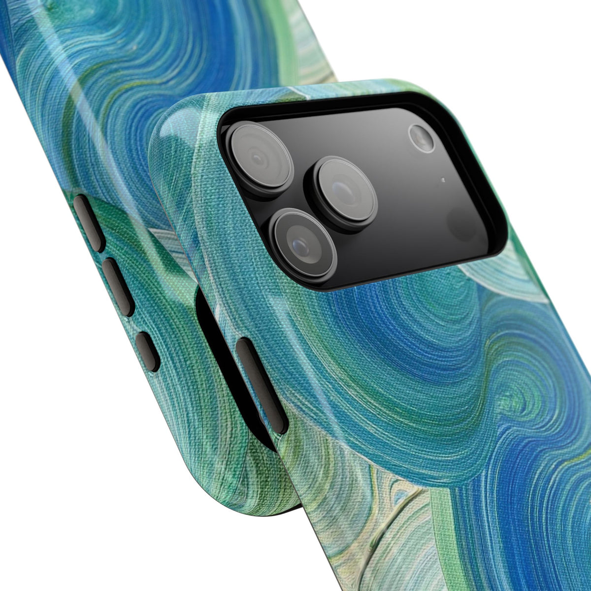 Swirling Ocean Impact-Resistant Phone Case