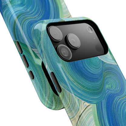 Swirling Ocean Impact-Resistant Phone Case