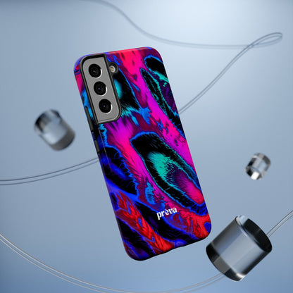 Neon Swirl Phone Case