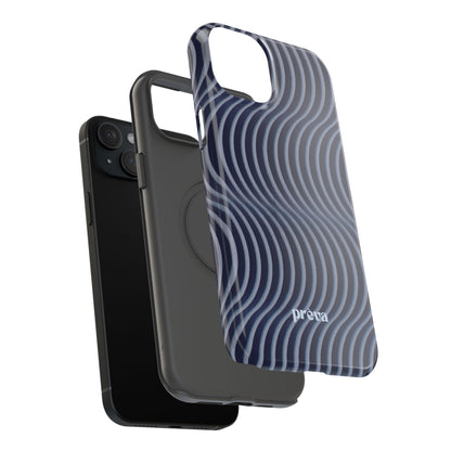 Wavy Navy Phone Case
