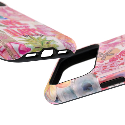 Pink Tropical Collage Phone Case