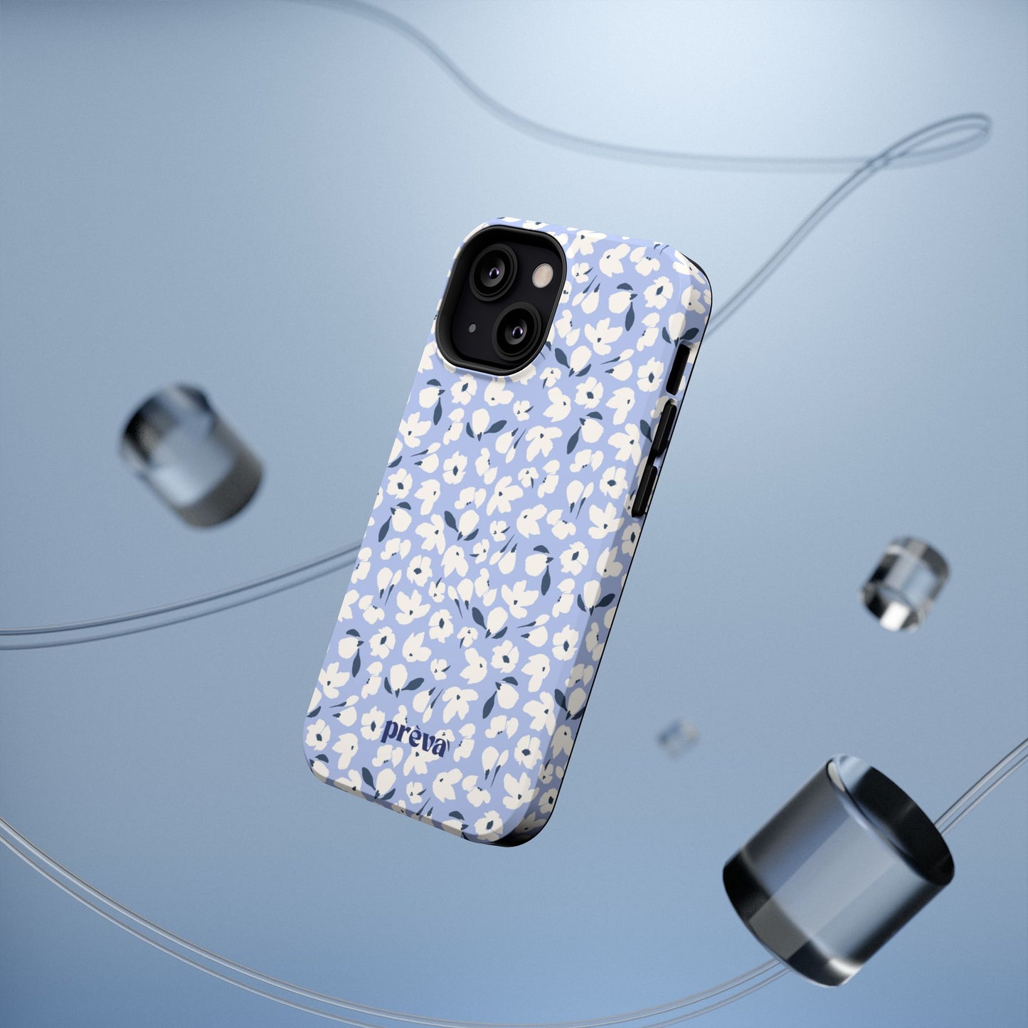 Petals On Blue Phone Case