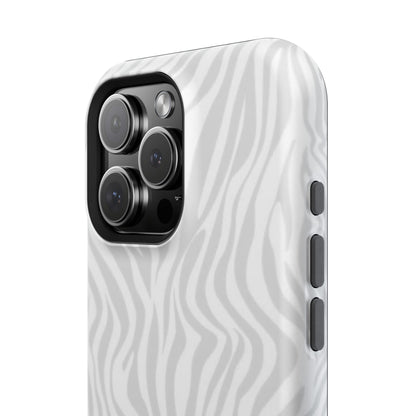 Zebra White Wave Phone Case