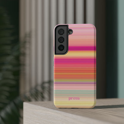 Pastel Stripe Rays Phone Case