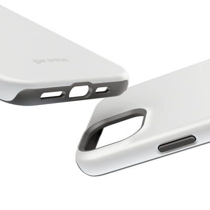 White & Grey Phone Case