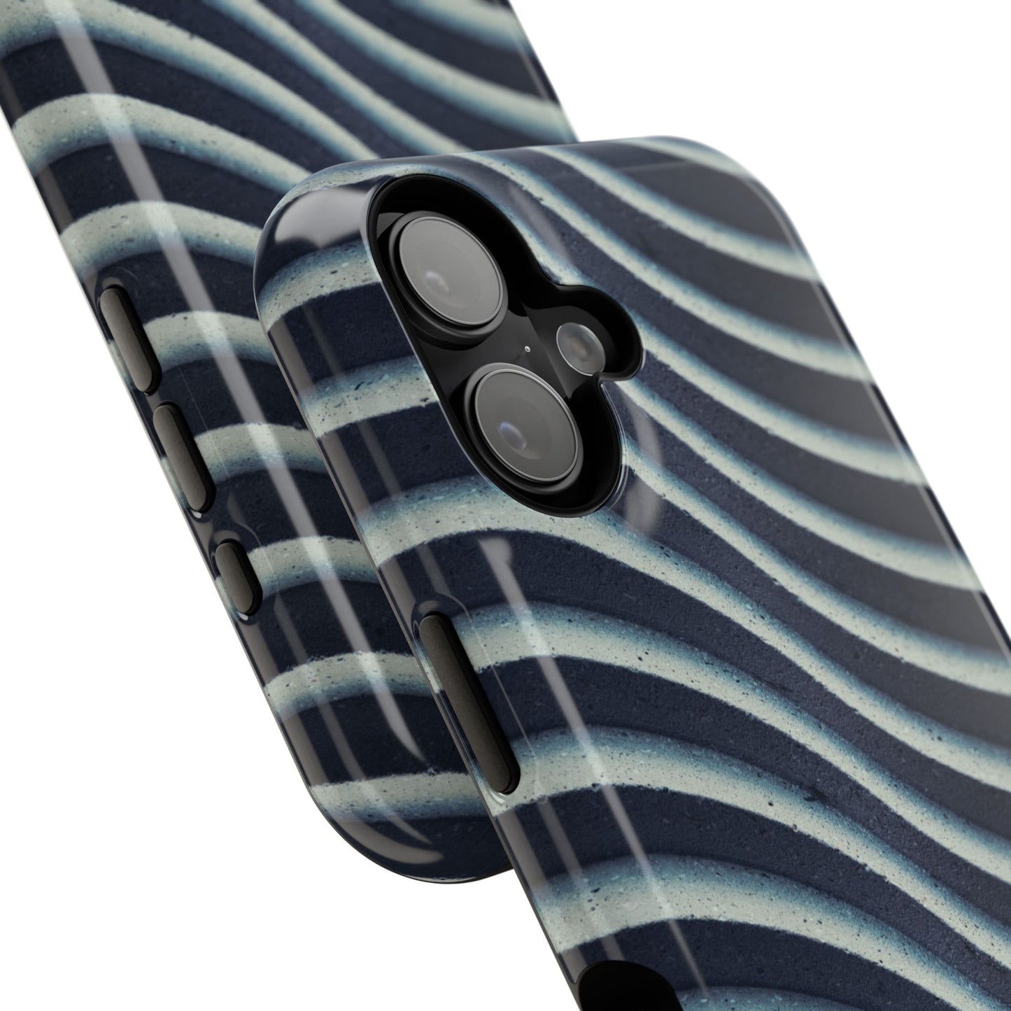 Navy Waves Phone Case