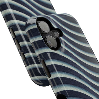 Navy Waves Phone Case