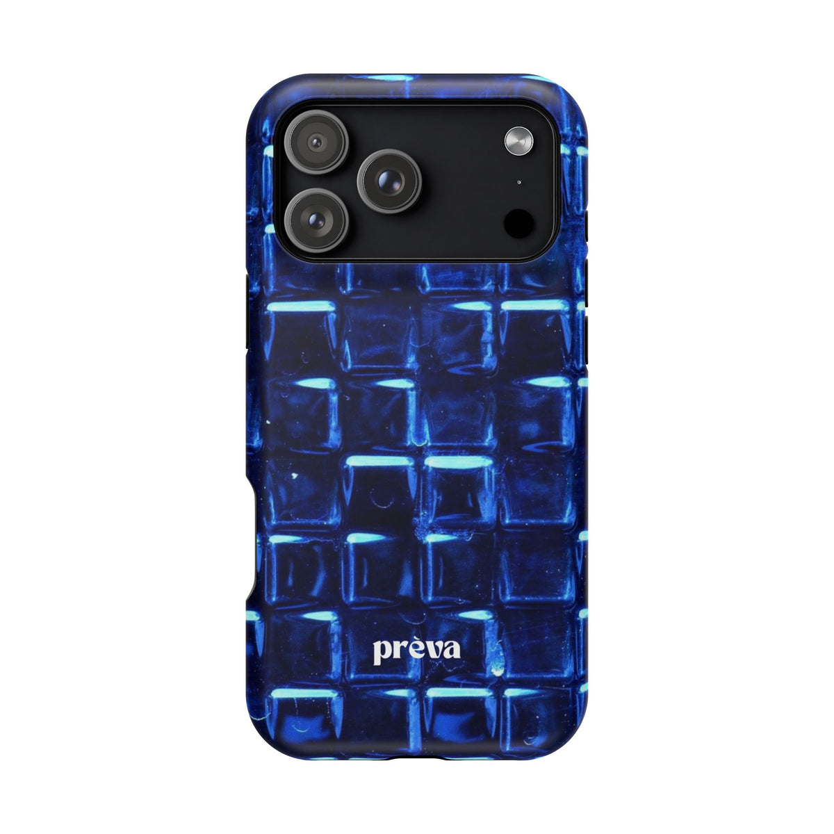 Blue Glass Tile Impact-Resistant Phone Case