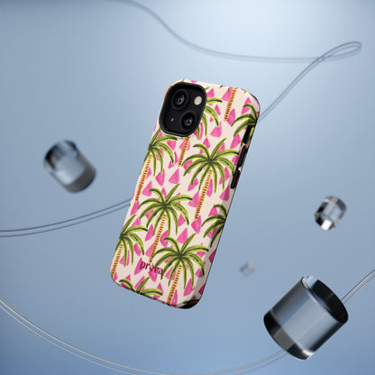 Phone Case — Pink Palm Tree Impact-Resistant Protector