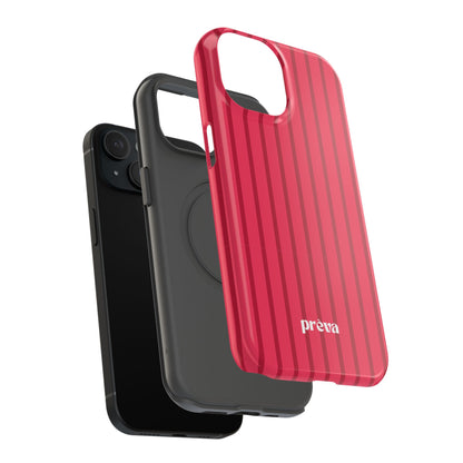 Pinky Red Stripes Phone Case