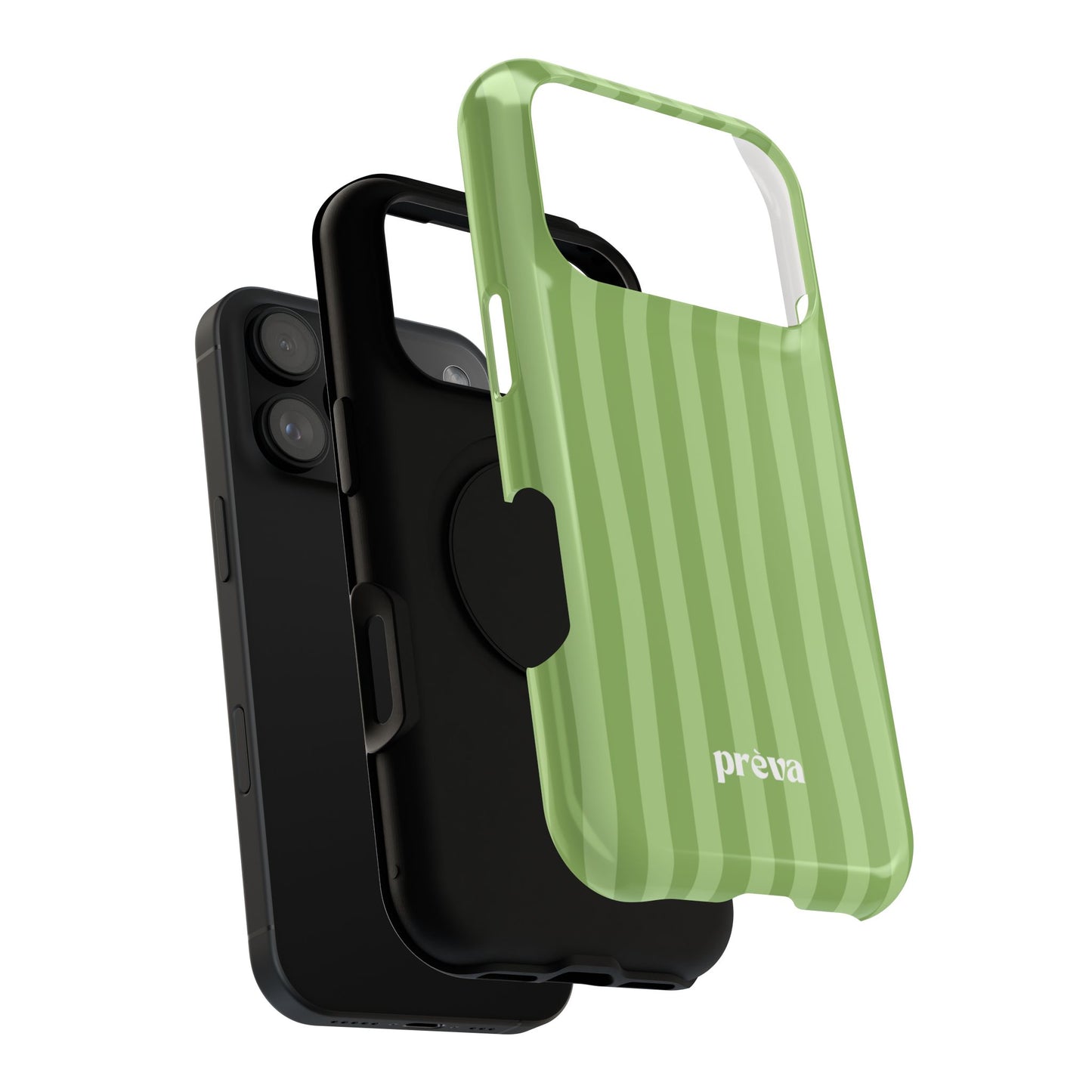 Light Green Stripes Phone Case
