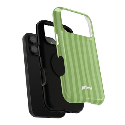 Light Green Stripes Phone Case