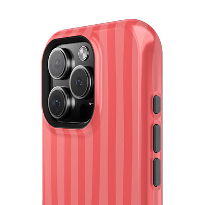 Coral Stipes Phone Case