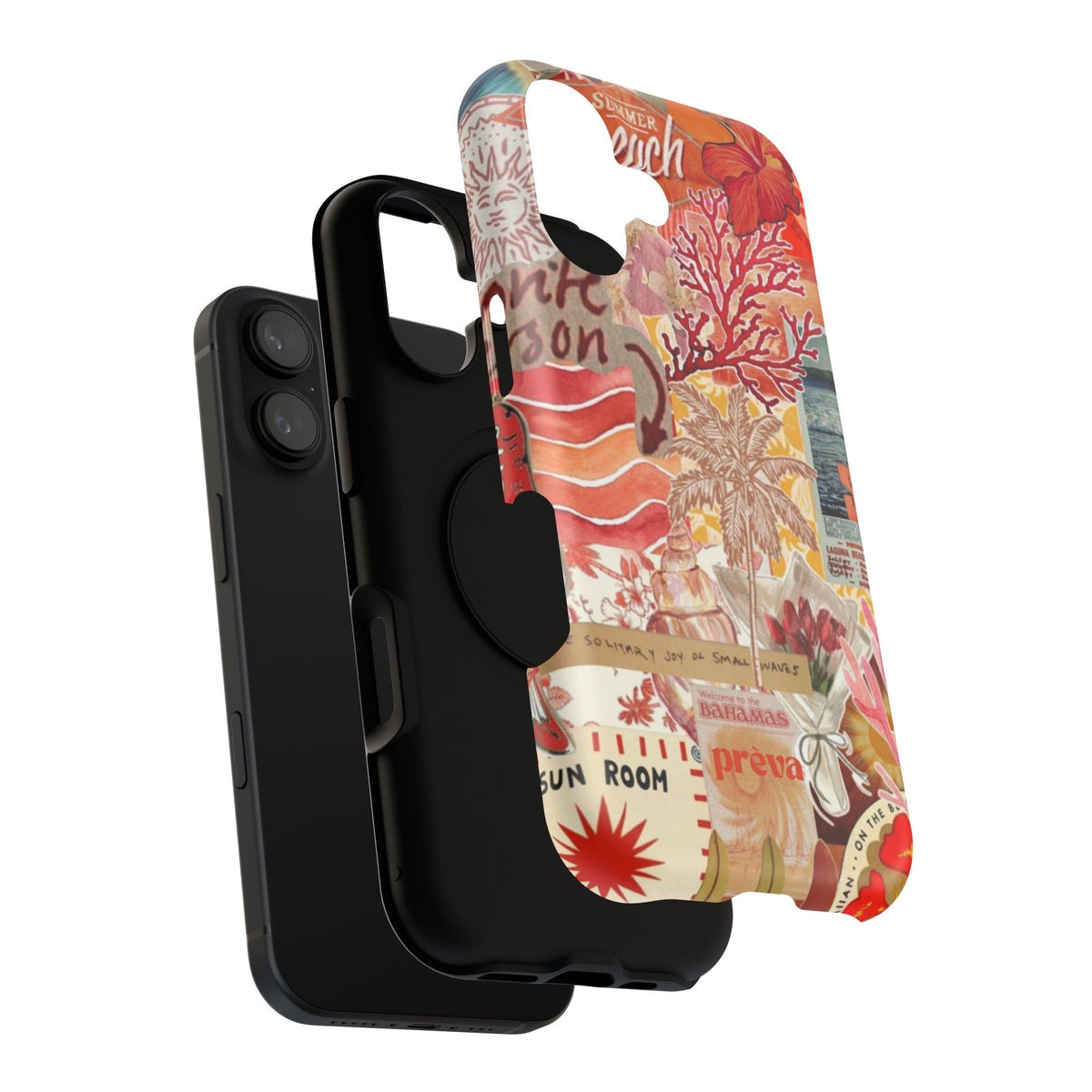 Vintage Floral Collage Phone Case