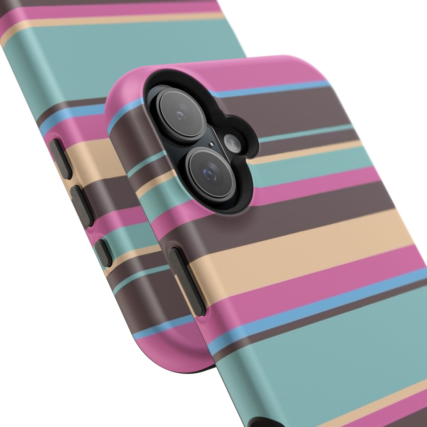 Cocoa Palm Stripes Phone Case