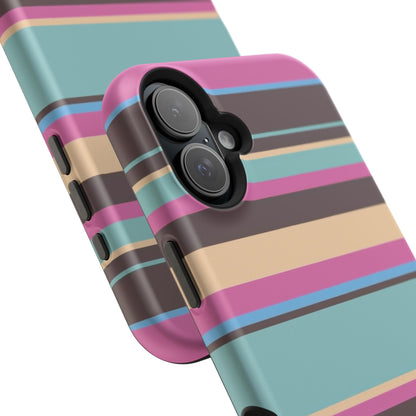 Cocoa Palm Stripes Phone Case
