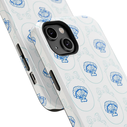 Fancy Teal Shell Phone Case