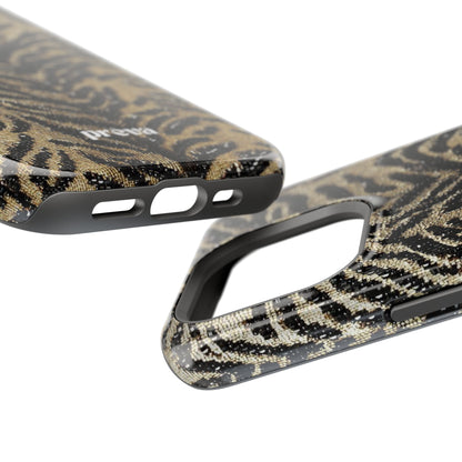 Phone Case — Impact‑Resistant Tiger Print Rug Texture