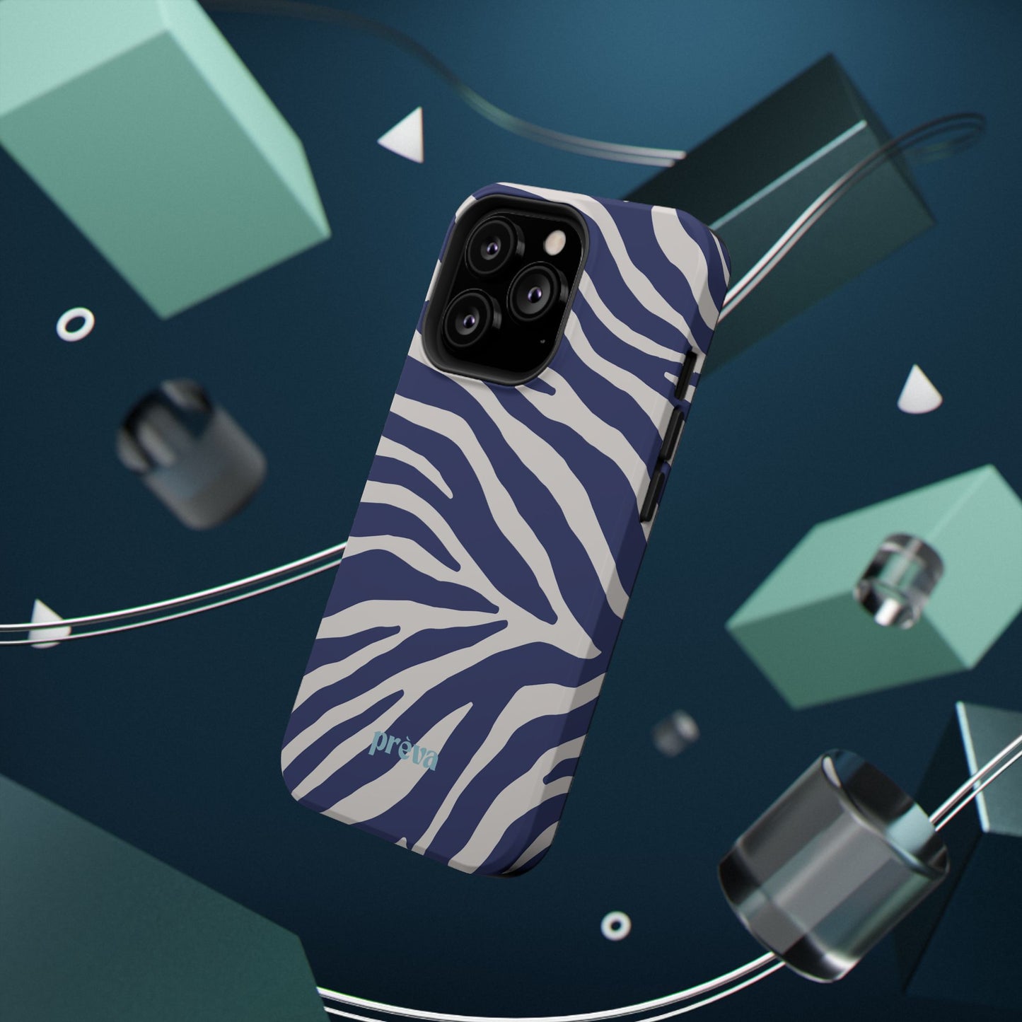 Blue Zebra Phone Case