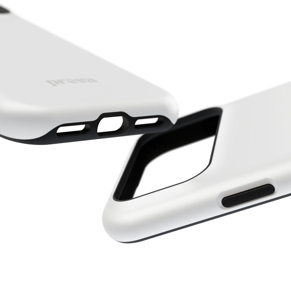 White & Grey Phone Case