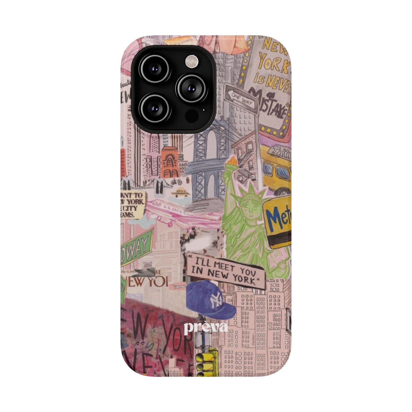 New York Collage Phone Case