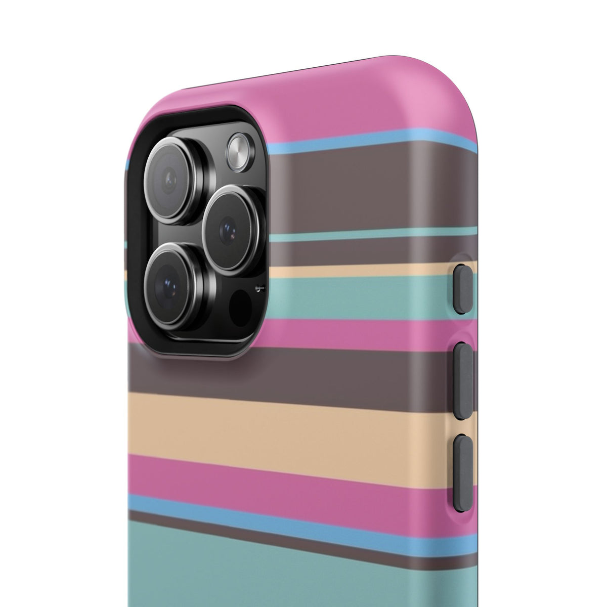 Cocoa Palm Stripes Phone Case