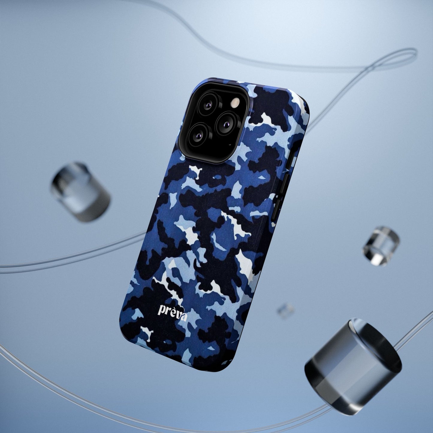 Blue Camo Phone Case