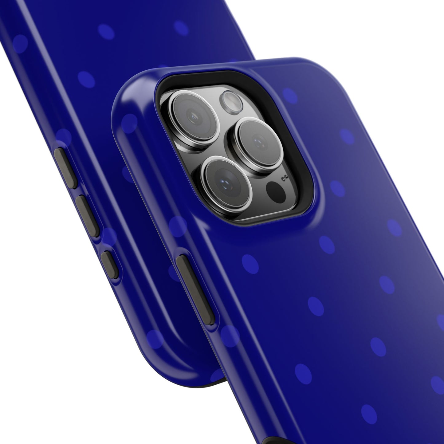 Dark Blue Polka Dots Phone Case