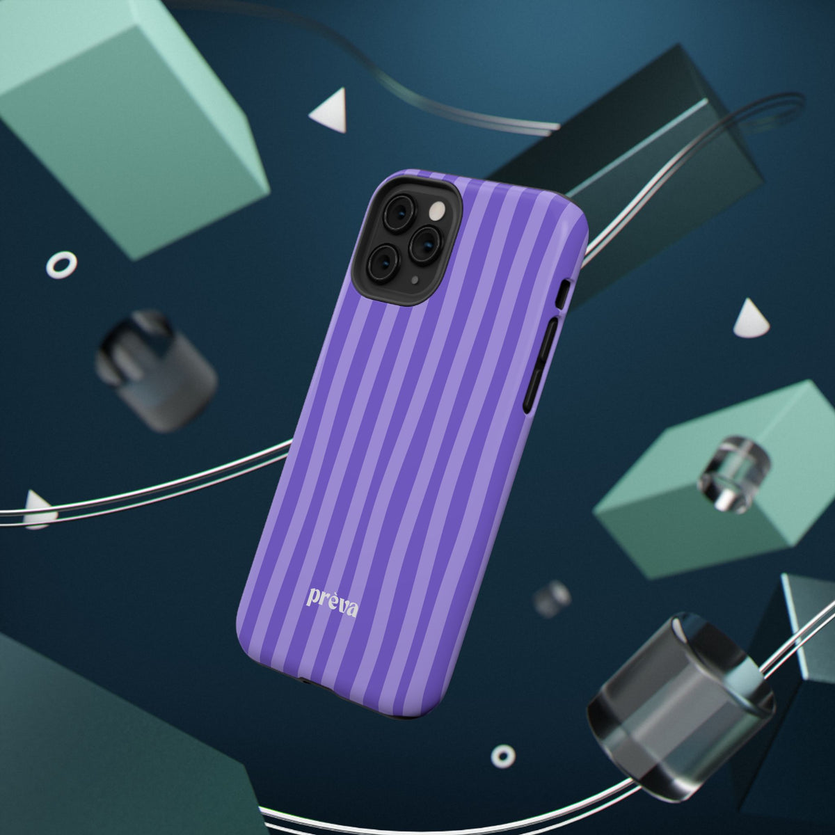 Lavender Stripes Phone Case