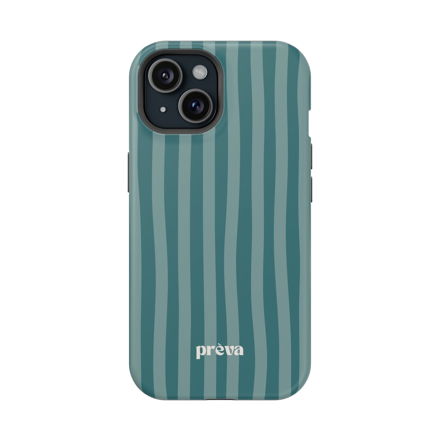 Striped Teal Phone Case