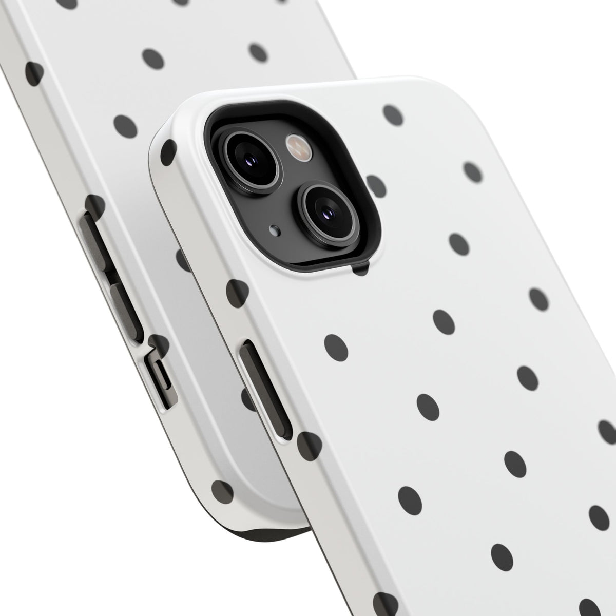 B&W polka dots Phone Case