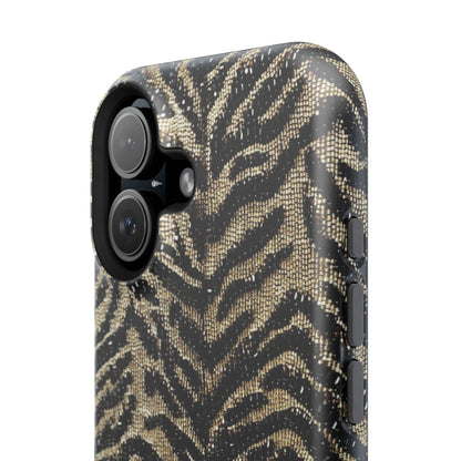 Phone Case — Impact‑Resistant Tiger Print Rug Texture