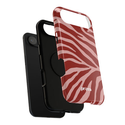 Red Zebra Phone Case