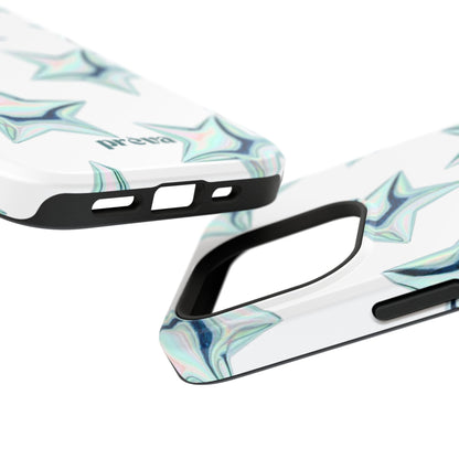 White Starburst Phone Case