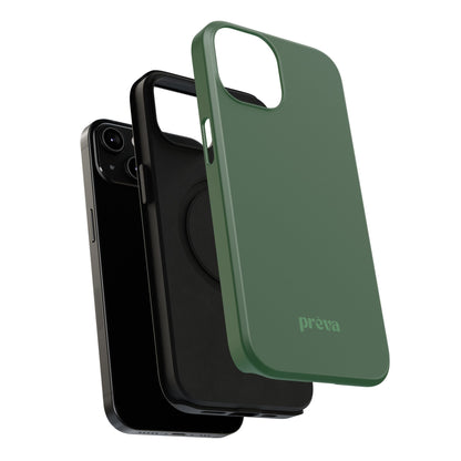 Impact-Resistant Phone Case — Forest Green Slim Armor