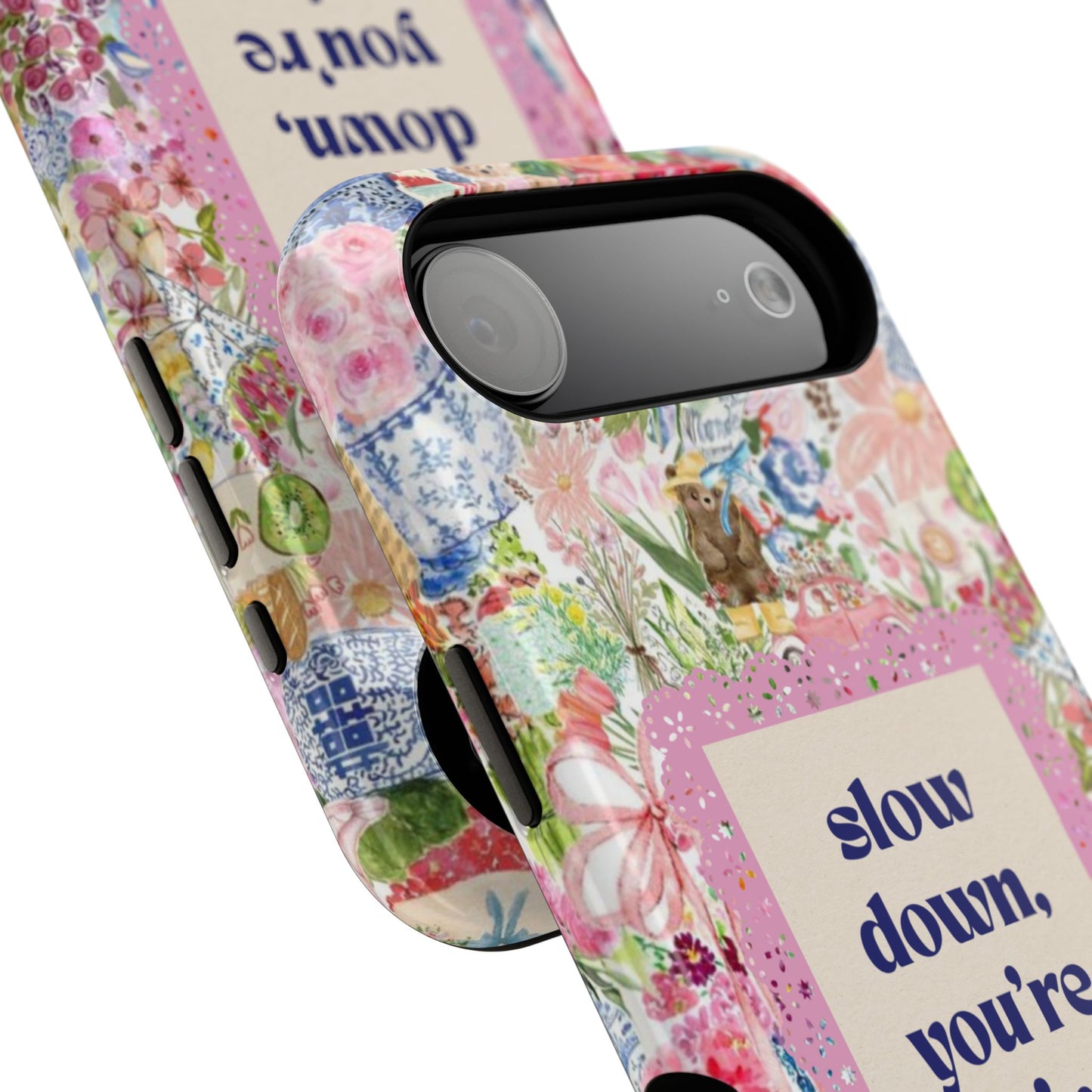 Slow Down Flowers x notsoken Phone Case