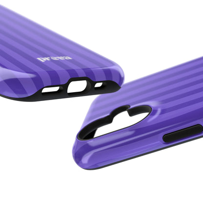 Dark Purple Stripes Phone Case