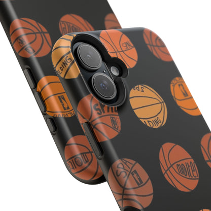 Black Basketball Phone Case