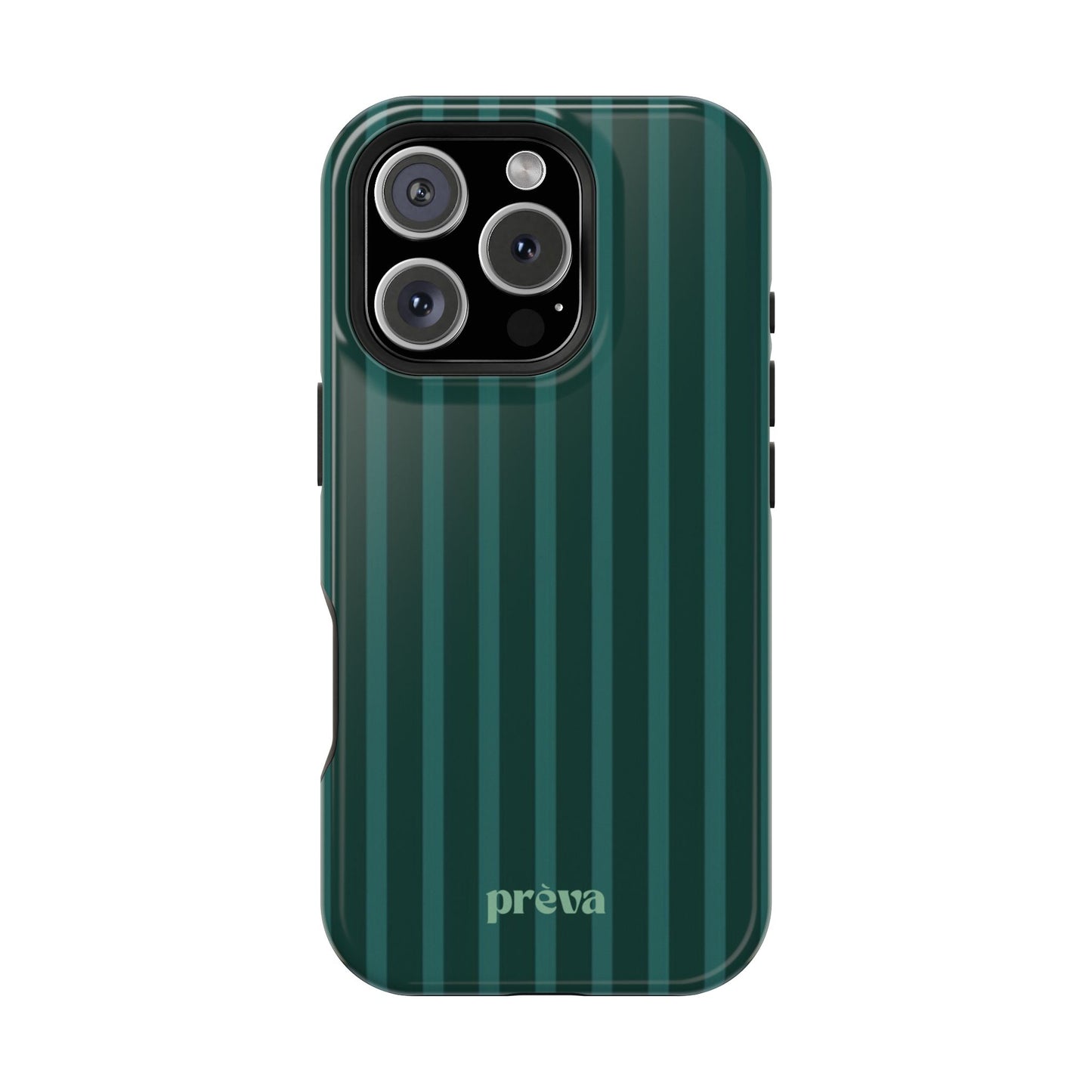 Striped Green Phone Case