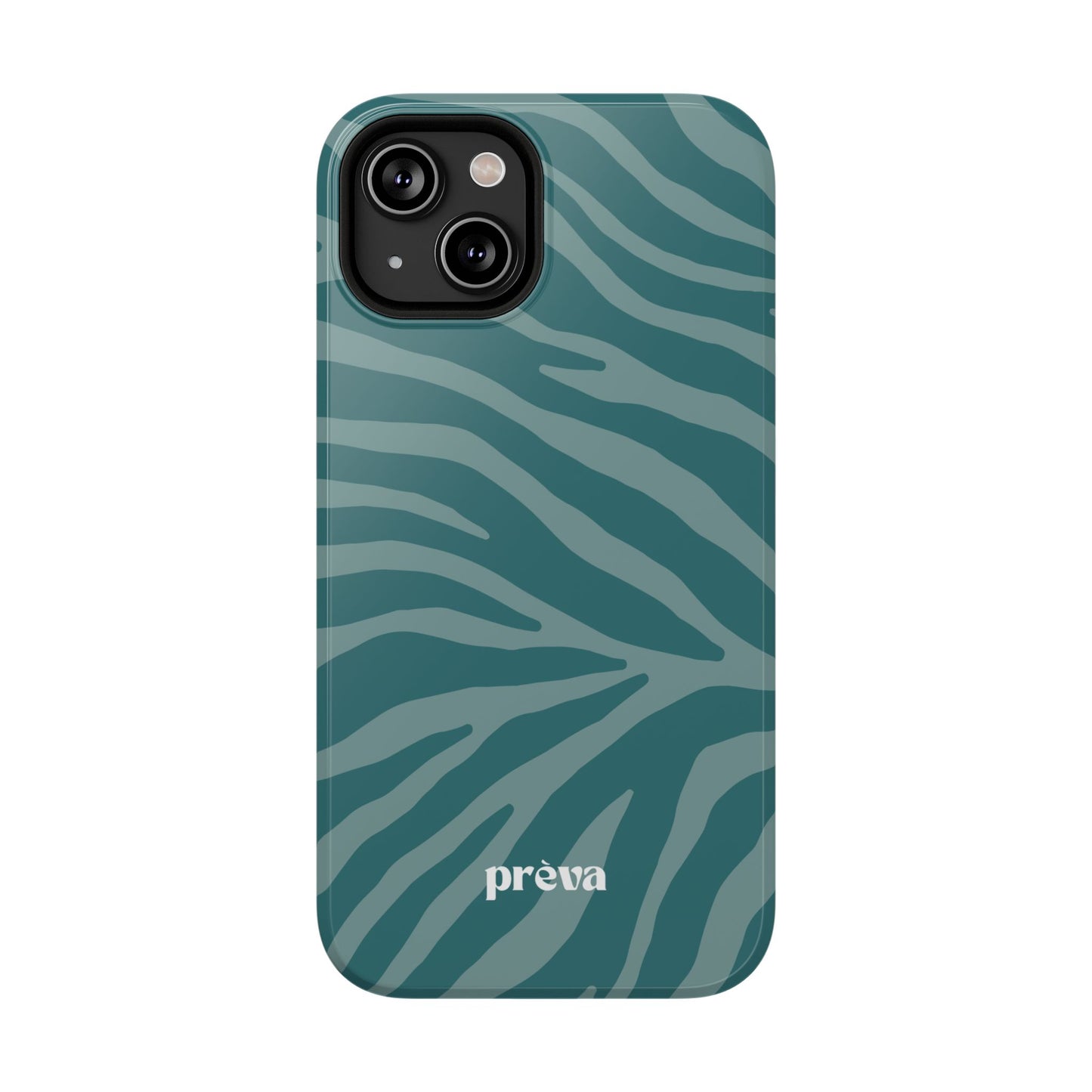 Teal Zebra Phone Case