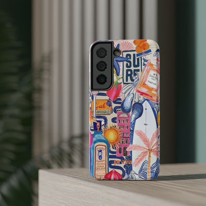 Tropical Beach Collage Phone Case